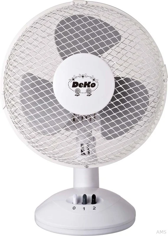 Dekon B 235 Tischventilator 30W 23cm 2 Stufen ws