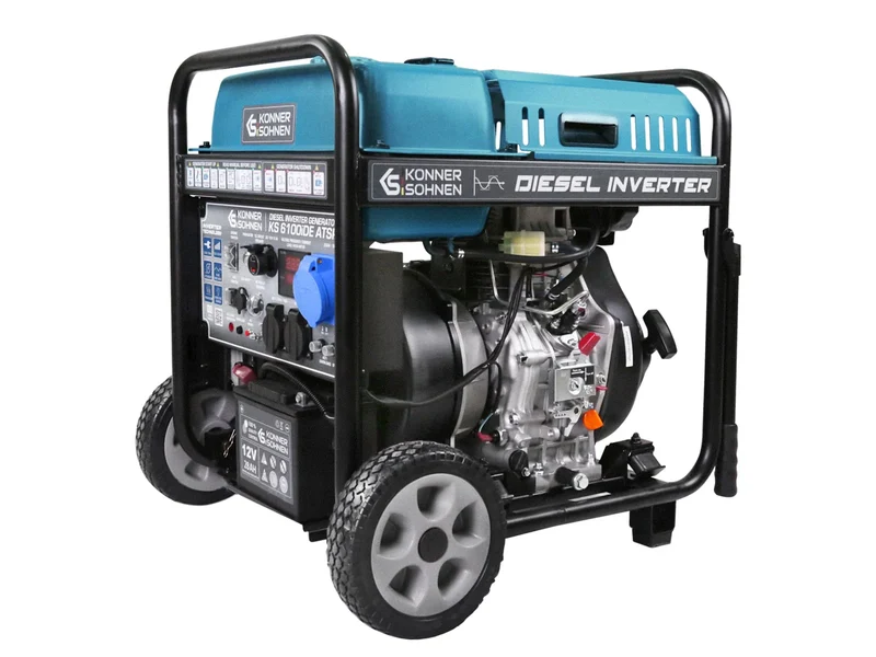 "Könner & Söhnen" Diesel-Inverter-Generator KS 6100iDЕ ATSR - 5kW Nennleistung - Dieselmotor - 230V