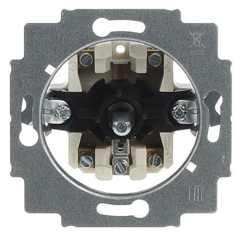 BUSCH-JAEGER 2713 U Jalousie Drehschalter zum Stellen von 3 Zuständen u. a. auch für Bewegungsmelder On/Off/Sensorbetrieb