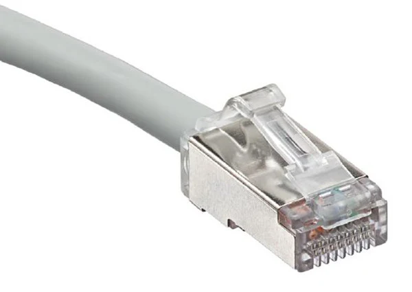 LEVITON Patchkabel Cat.6A S/FTP LSZH grau 5m