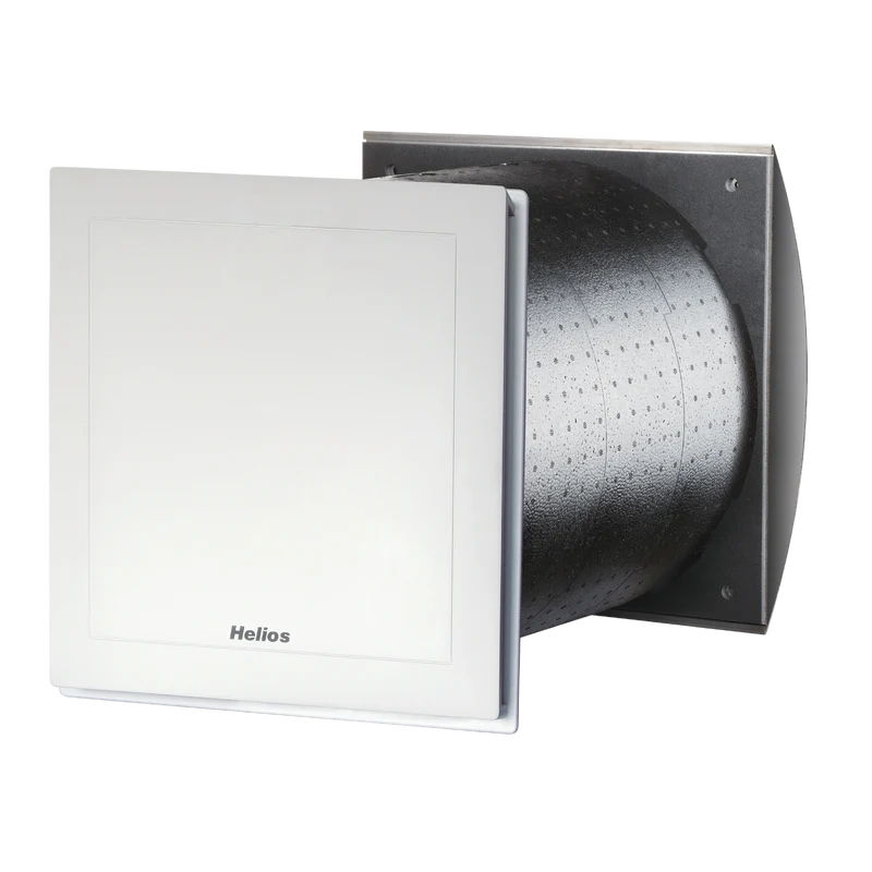 Helios Ventilator Wärmerückgewinnung KWL EC 60 PRO FF Lüftungseinsatz kompl. Bedienelement Feuchtefühler 9957