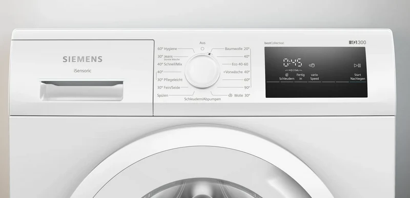 Siemens WM14N0H3 Waschautomat B 7kg 1400U LED-Display iQdrive