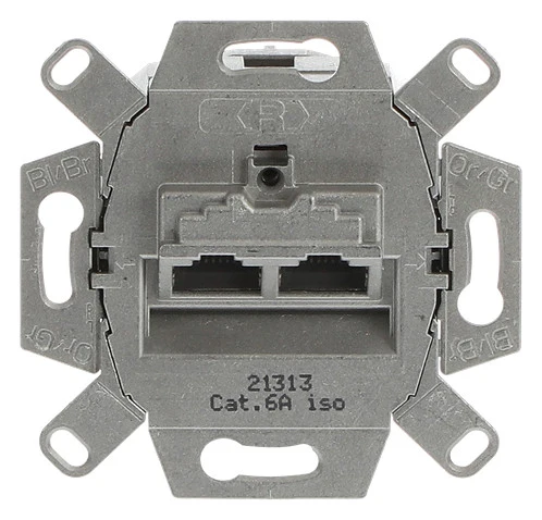 BUSCH-JAEGER 0218/12-101 UAE-Eins.RJ45 Cat.6a 8/8-pol