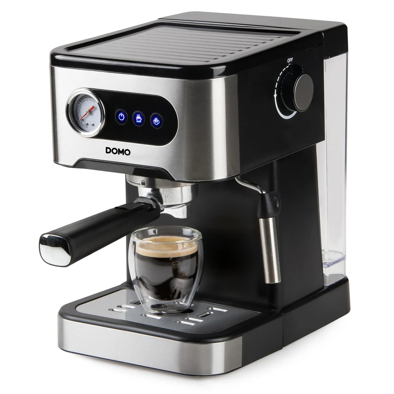 Domo Espressomaschine mit Manometer DO1138K, 20 Bar