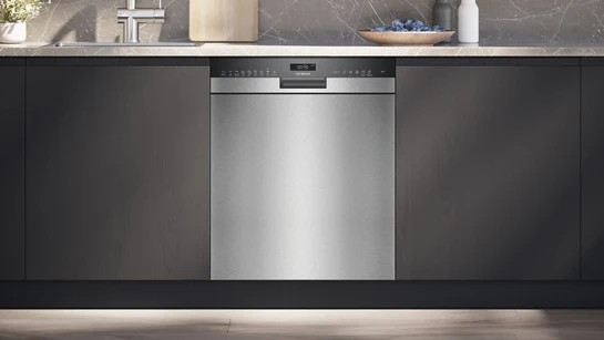 iQ500 Unterbau-Geschirrspüler 60 cm Gebürsteter Stahl SN45ZS07CE