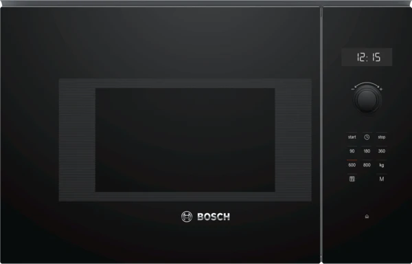 Bosch Einbau-Mikrowelle Serie 6 vulkan schwarz, BFL524MB0