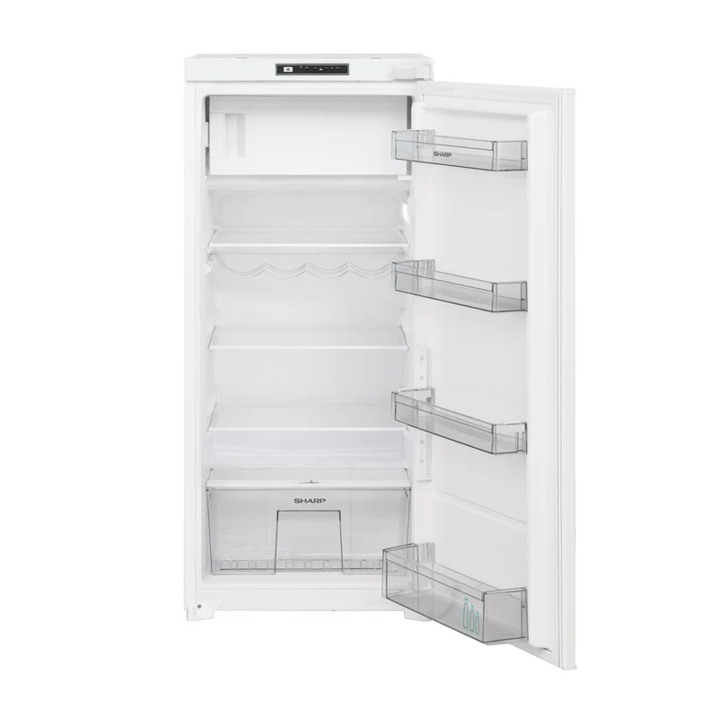 Sharp Einbaukühlschrank mit Gefrierfach SJ-LD180E0XS/CH-Norm, 123er-Nische,Schlepptür