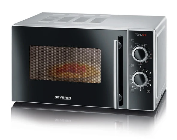 Severin Mikrowelle MW7875-CH schwarz/edelstahl