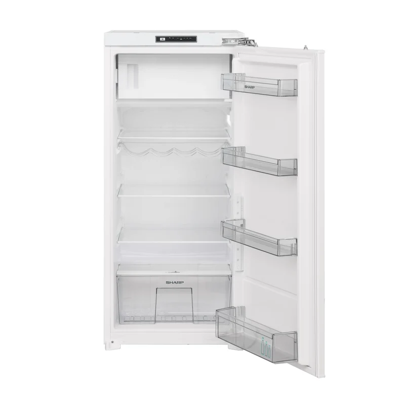 Sharp Einbaukühlschrank mit Gefrierfach SJ-LD180E0XD/CH-Norm, 123er-Nische, Festtür