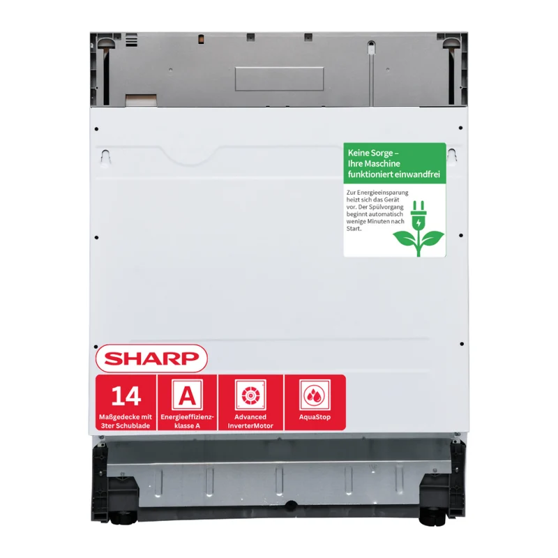 Sharp Geschirrspüler Einbau, vollintegriert, QW-NI2YI42A4X