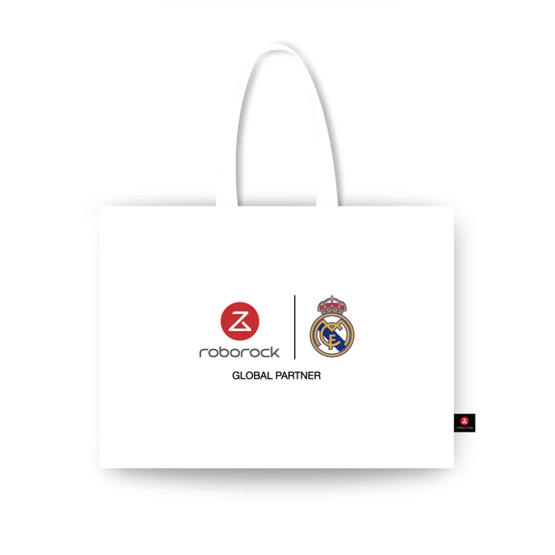 Roborock X Real Madrid: Canvas-Tasche horizontal - Weiß