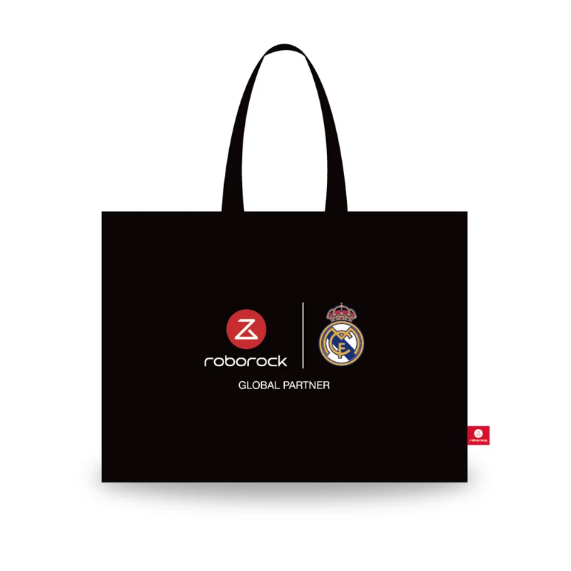 Roborock X Real Madrid: Canvas-Tasche horizontal - Schwarz