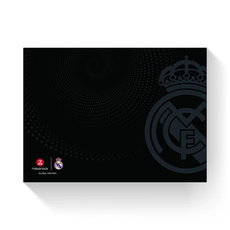 Roborock X Real Madrid: Geschenkbox (Notizbuch, Canvas-Tasche, Stift, Telefonständer)