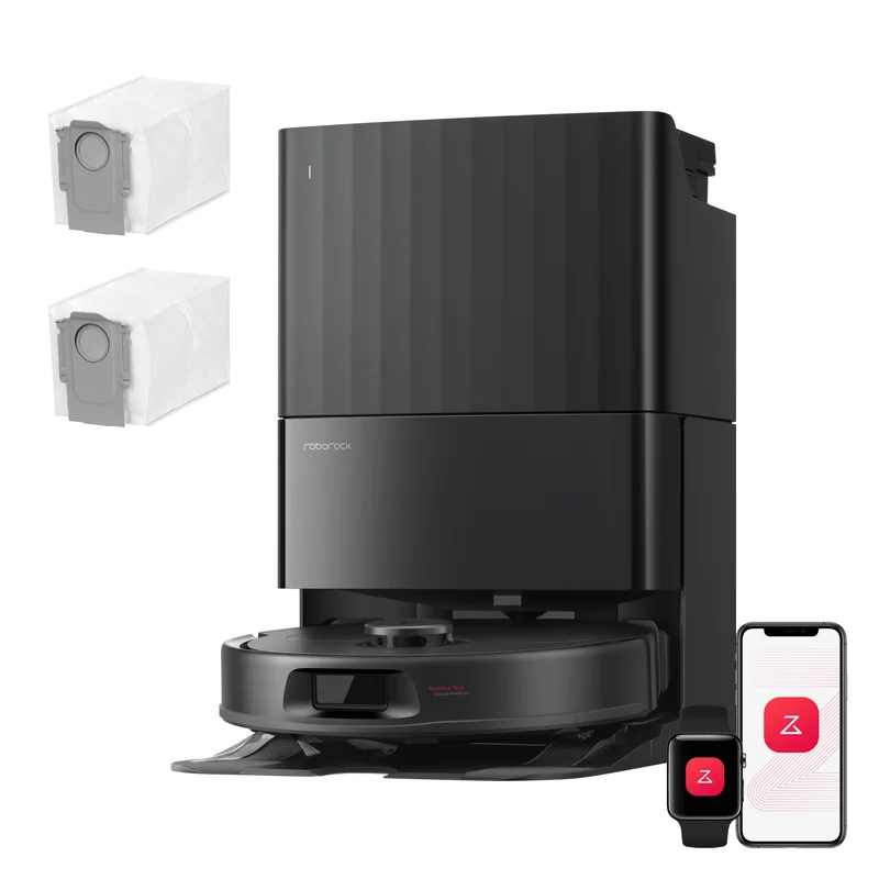 Roborock Qrevo S Pro Saug- und Wischroboter – Saugkraft von 18.500 Pa und Multifunktions-Dockingstation