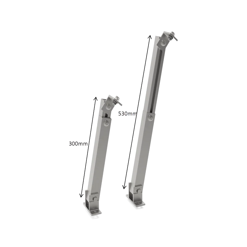 Solarpanelhalterung für Balkon für 1 Panel