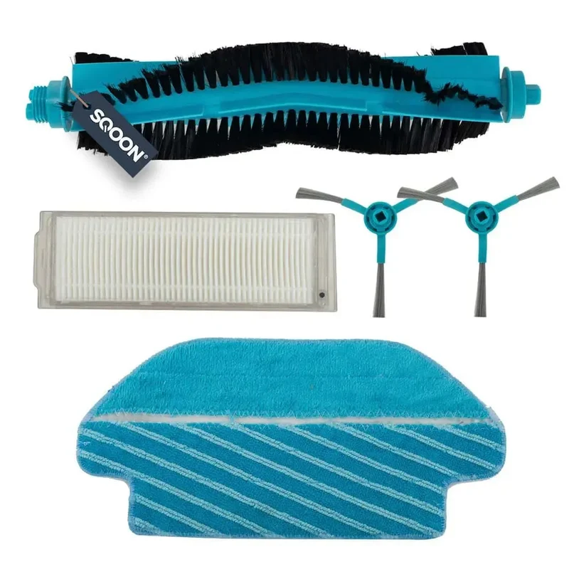 Wartungsset für Cecotec Conga Saugroboter 3290, 3390, 3490, 3590, 3690 und 3790, 5 Teile S0911