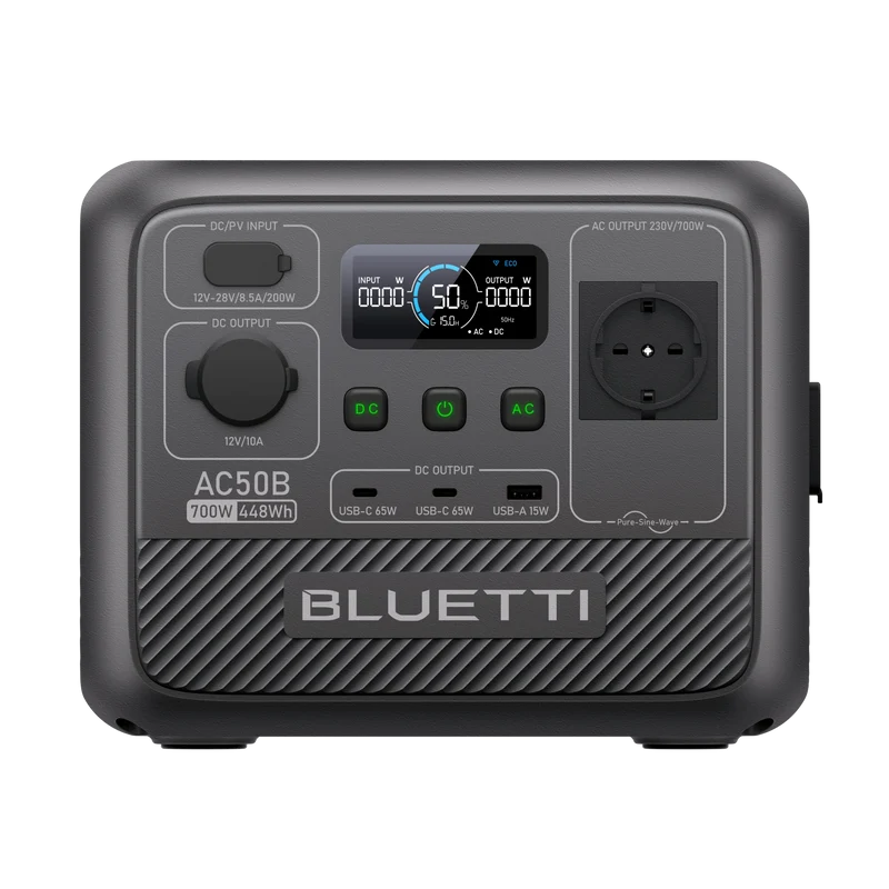 BLUETTI AC50B Tragbare Powerstation für Camping | 700 W 448 Wh (Nur Für Deutschland)
