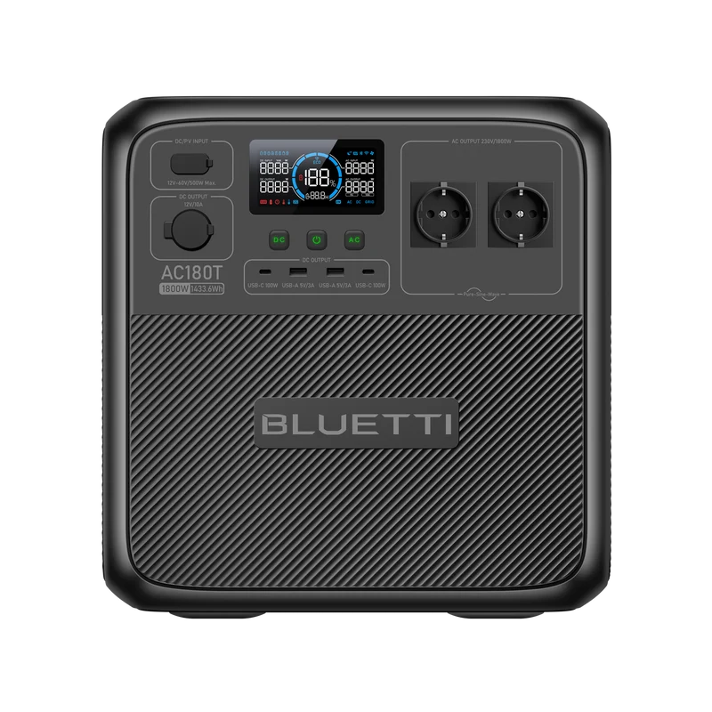 BLUETTI AC180T Tragbare Powerstation | 1800 W 1433 Wh (Nur Für Deutschland)