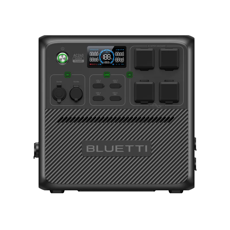 BLUETTI AC240 Tragbare Powerstation | 2400 W 1536 Wh