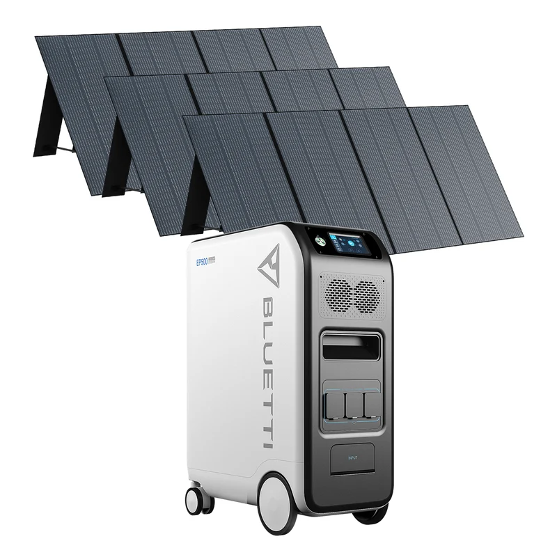 BLUETTI EP500 Powerstation + 3*PV350 Solarpanele
