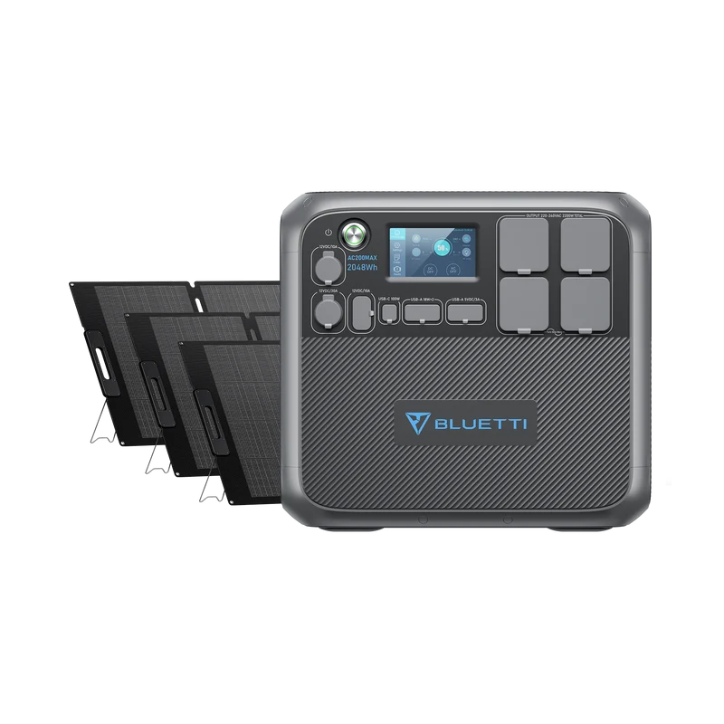 BLUETTI AC200MAX + 3*MP200 Stromgenerator