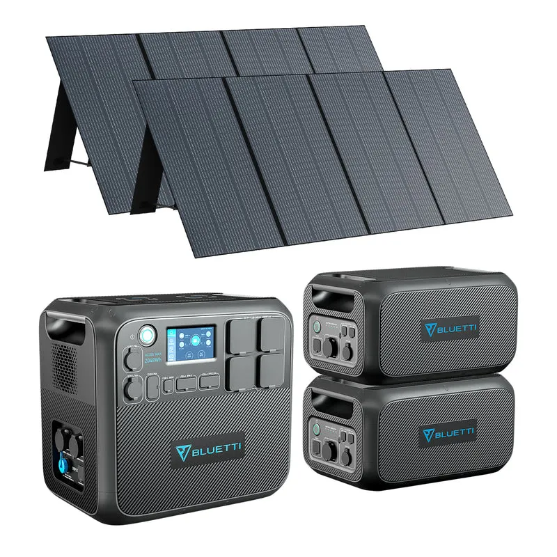 BLUETTI AC200MAX + 2*B230+ 2*PV350 Stromgenerator