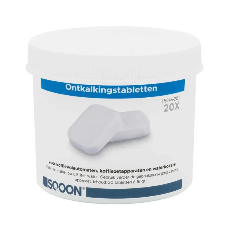 Entkalkungstabletten für Kaffeemaschine und Wasserkocher, universal, 20 Stück à 16 g, 5545-20