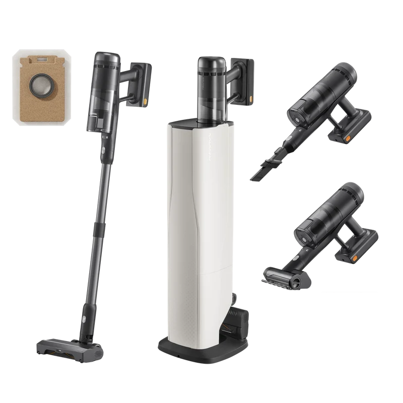 Roborock H60 Hub Ultra Akku-Staubsauger mit Absaugstation