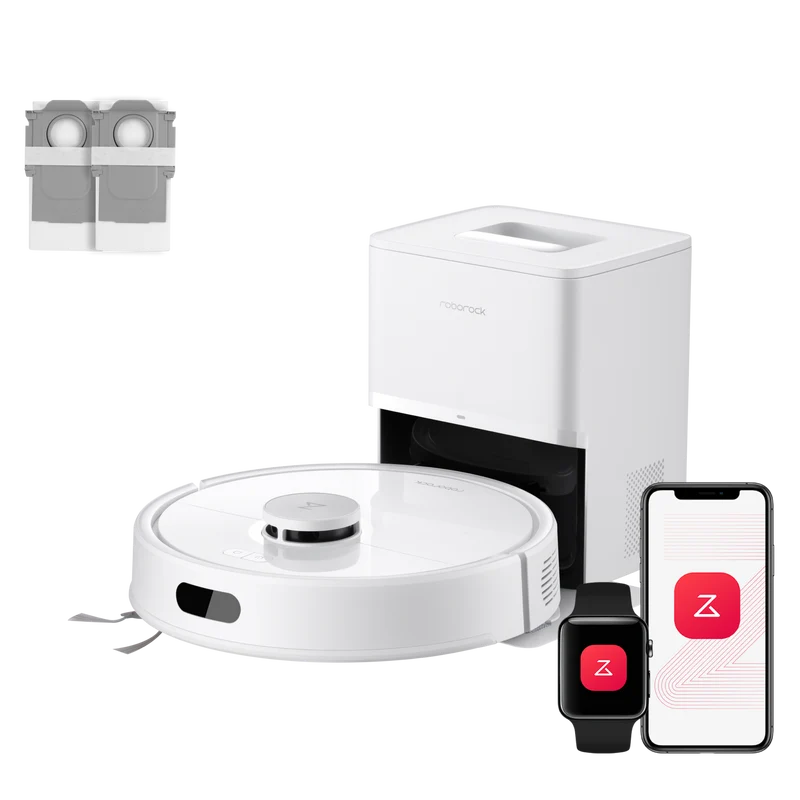 Roborock Q7 L5+ Set Saug- und Wischroboter mit Auto-Entleerungsstation mit zwei zusätzlichen Staubbeuteln