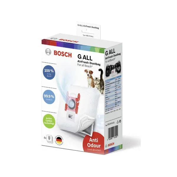 Staubsaugerbeutel für Bosch Staubsauger 17002915, 4 Stück