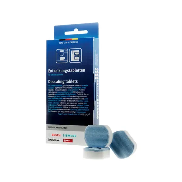 Entkalkungstabletten für Bosch Kaffeemaschine CL9TX11Y0/02 Code 00311975