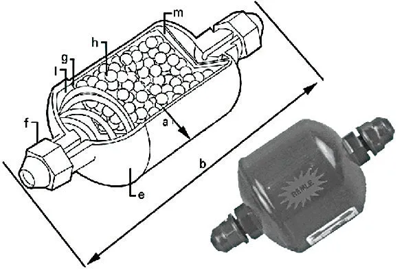 Entwässerungsfilter 1/2'' Gewinde 1780 g | NORM: 03VF610