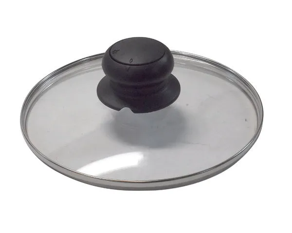 Glasdeckel mit Stellknopf ø 16 cm.