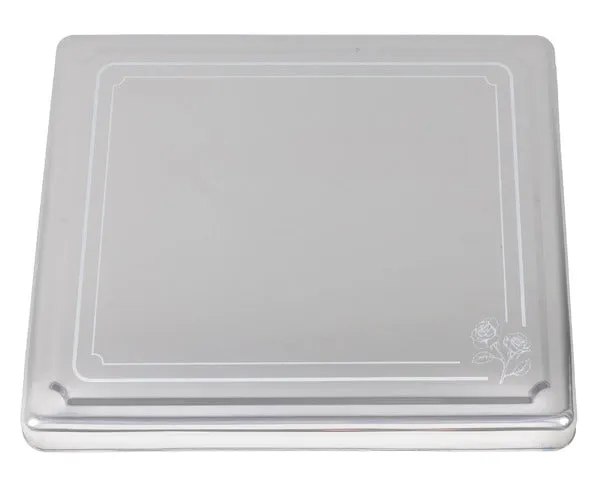 Abdeckplatte Arbeitsfläche 610x520x48 mm, Edelstahldekor
