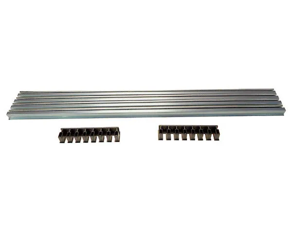 Lüftungsgitter 600x122mm Edelstahl