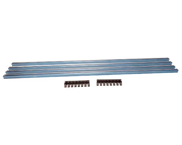Lüftungsgitter 900x122mm mattierter Edelstahl