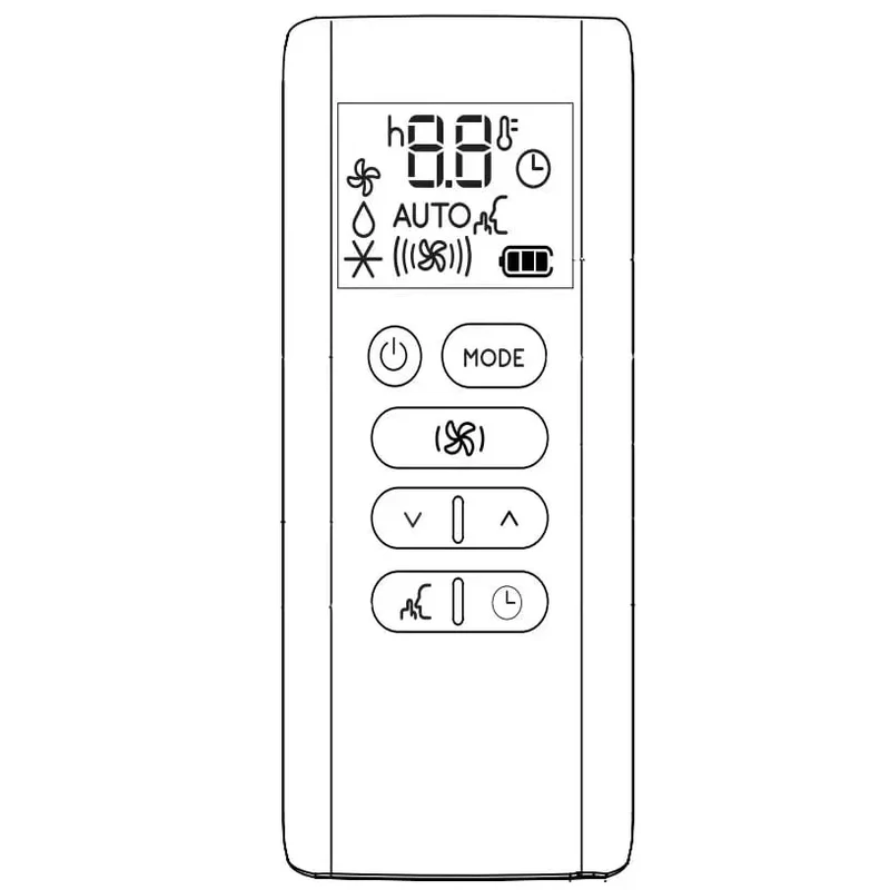 DeLonghi Klimaanlagen-Fernbedienung AS00005249