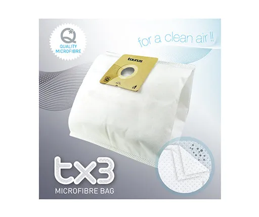 Mikrofaserbeutel 3L Staubsauger Taurus TX3 Packung 4 Stk. 999174000