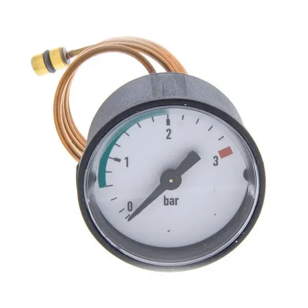 Manometer für Vaillant Kessel 101271 0-3 bar schnell pro-plus