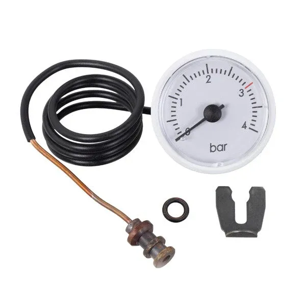 Manometer für Ariston-Kessel 65104234 kompatibel mit Modellen Clas Premium Evo