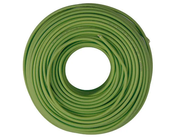Freies halogenfreies Kabel grün 3X1,5 mm. 1m