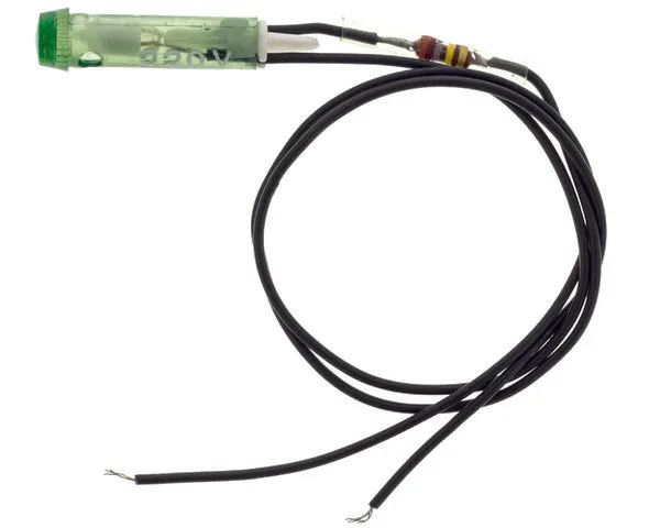 Grüner Neonpilot ø 6mm 220v s183