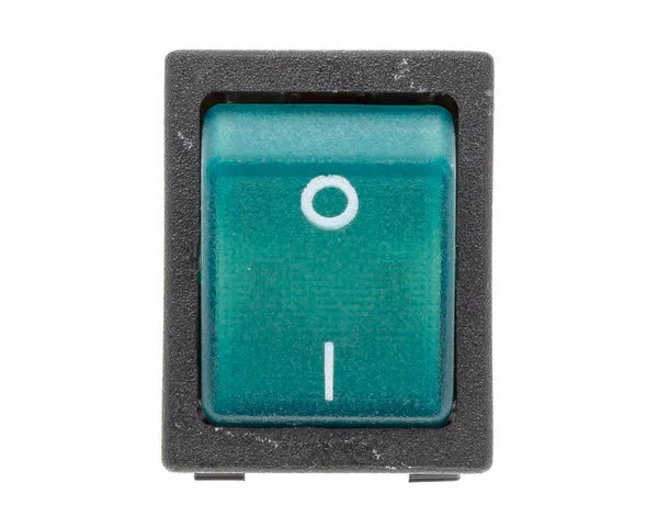 Zweipoliger grüner Schalter 20 Ampere