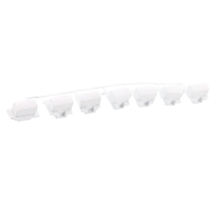 Rechteckiges Tastensatz Electrolux, AEG 6+1 1366126009