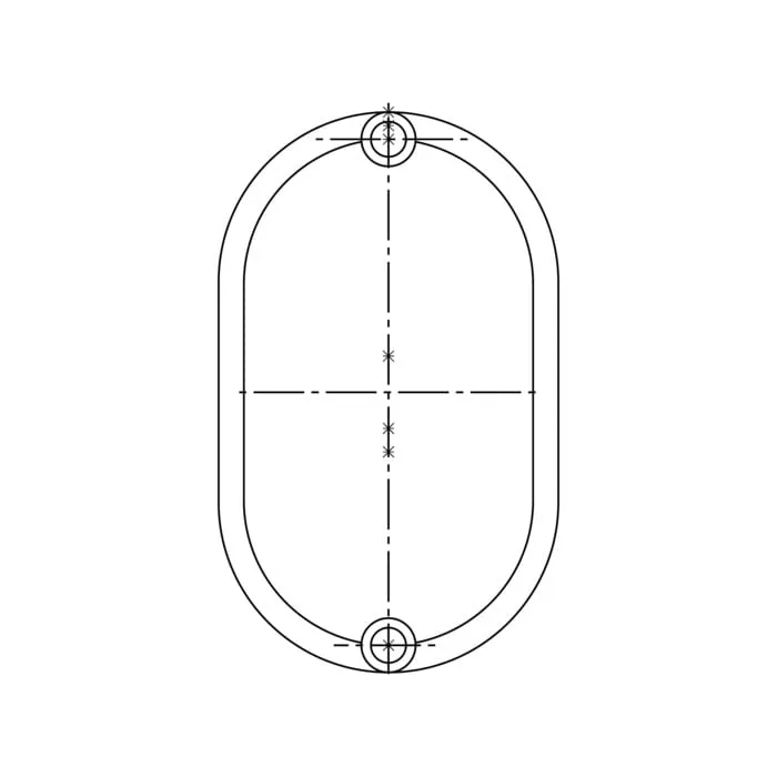 Schraubenabdeckung für Electrolux 7809 Türgriff 15,5 x 9,4 mm 2230415339