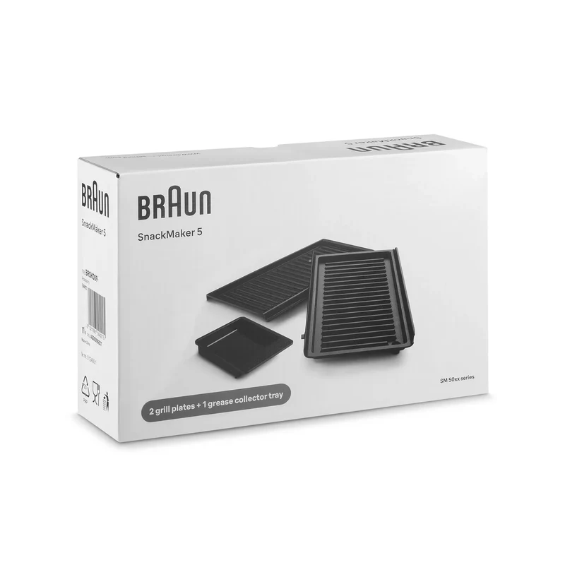 Braun Sandwichmaker-Platten-Set SNACKMAKER 5 AS00006837