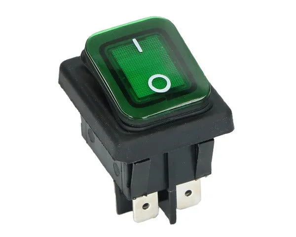 Grüner Wippschalter 20A