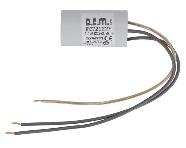 Arbeitskondensator mit Kabel 0,1MF 275V