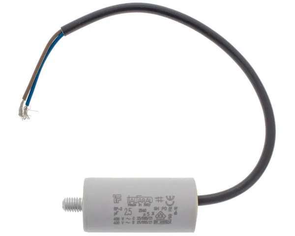 Kondensator Arbeit mit Kabel 2,5µF 450V