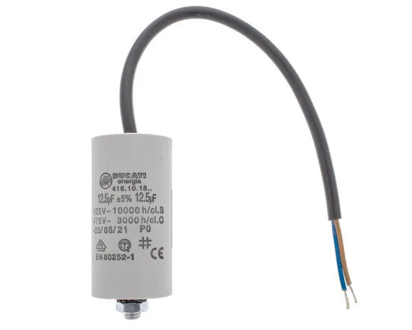 Kondensator Arbeit mit Kabel 12,5 µF
